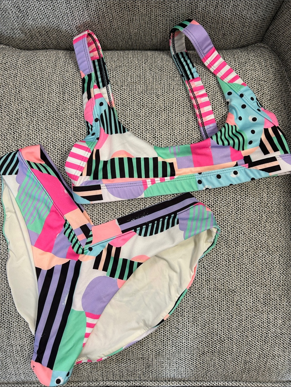 OneOne Swimsuit S top / M cheeky bottom